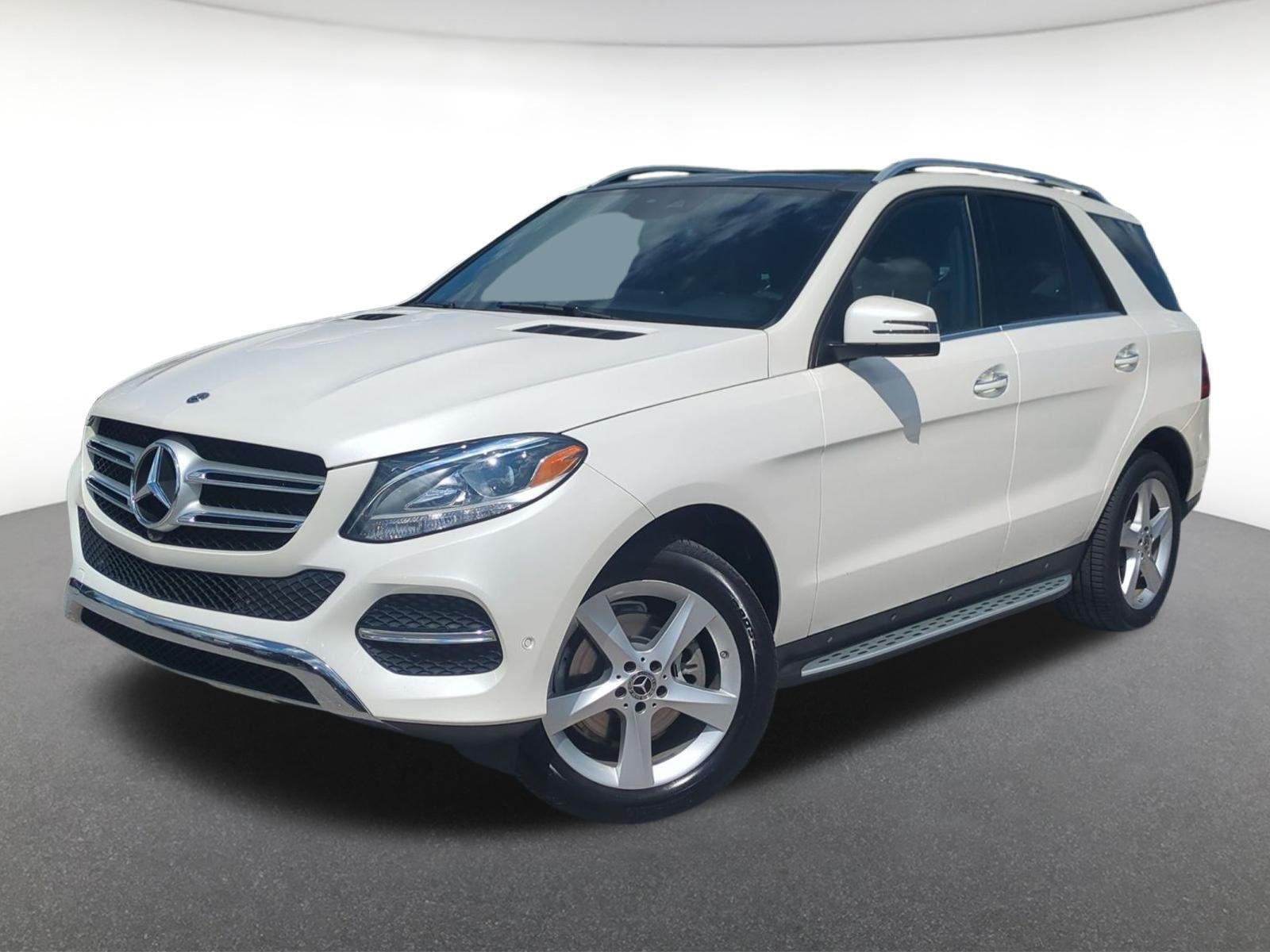 Used 2018 designo Diamond White Metallic Mercedes-Benz GLE 350 image 1