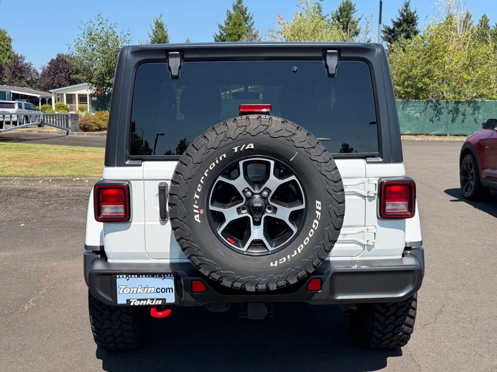 Used 2023 Bright White Clearcoat Jeep Rubicon image 7