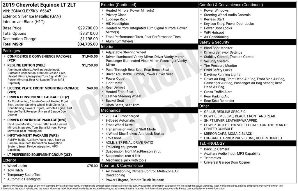 2019 Chevrolet Equinox LT 2.0T's photo
