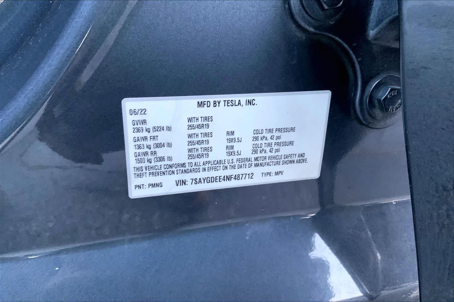 Used 2022 Deep Blue Metallic Tesla Long Range image 29