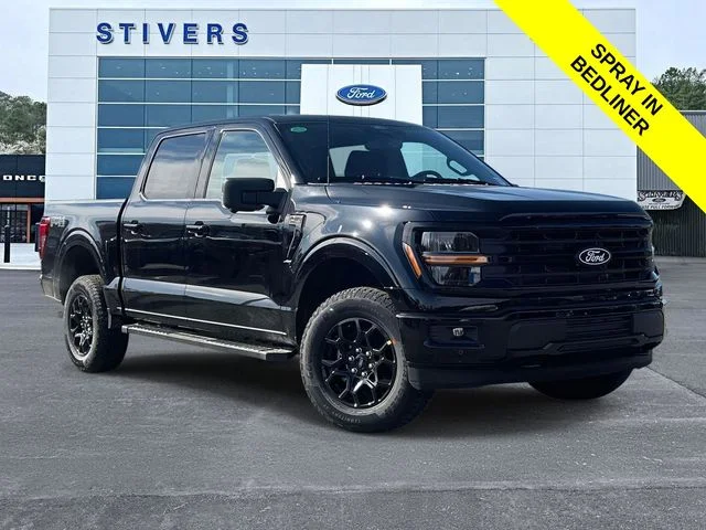 New 2026 Agate Black Metallic Ford XLT image 1
