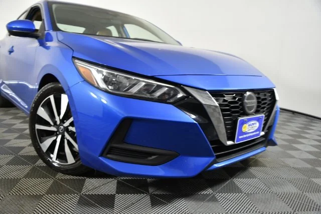 Used 2023 Blue Nissan SV image 2