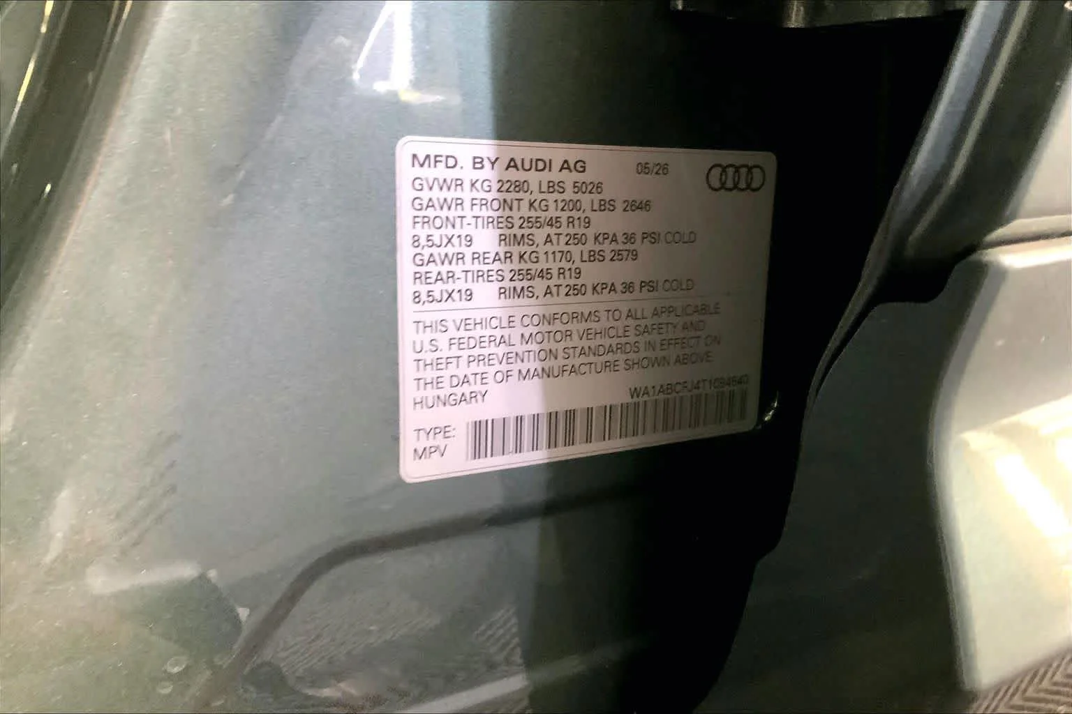 New 2026 Sage Green meta Audi S line image 18