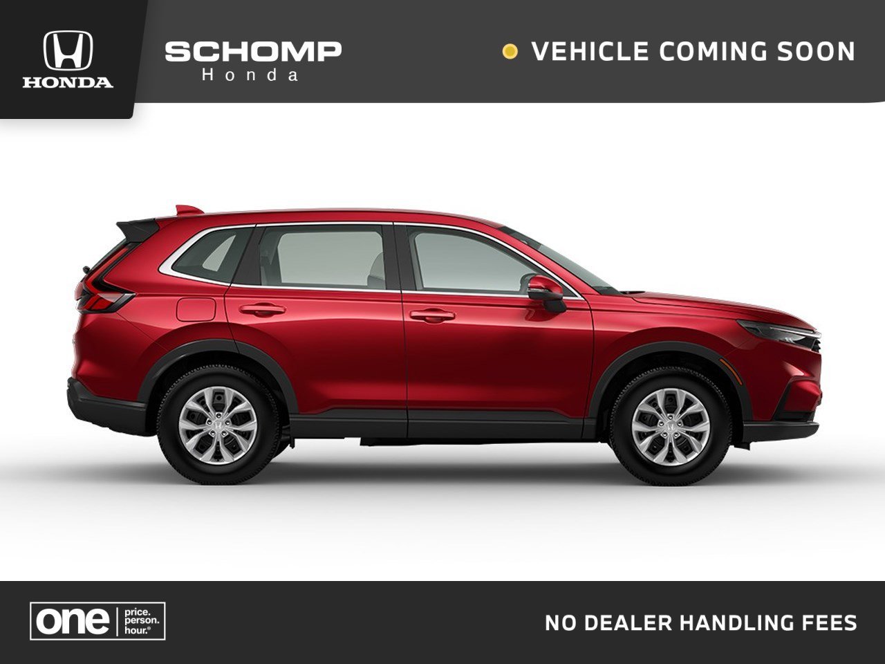 New 2026 Radiant Red Metallic Honda LX image 1