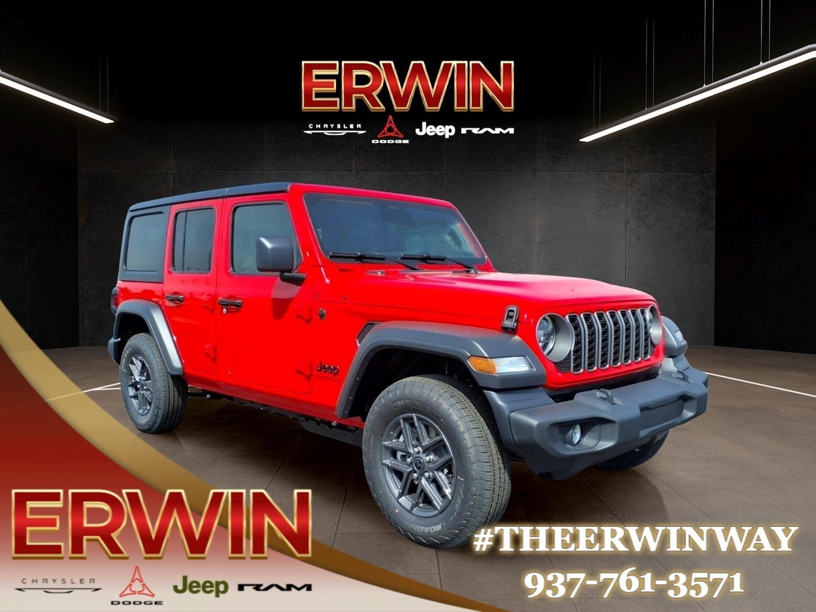 New 2026 Firecracker Red Clear-Coat Exterior Paint Jeep Sport image 1