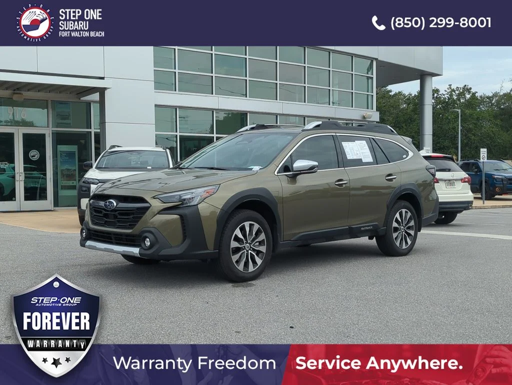 Certified Used 2025 Green Subaru Touring XT image 1