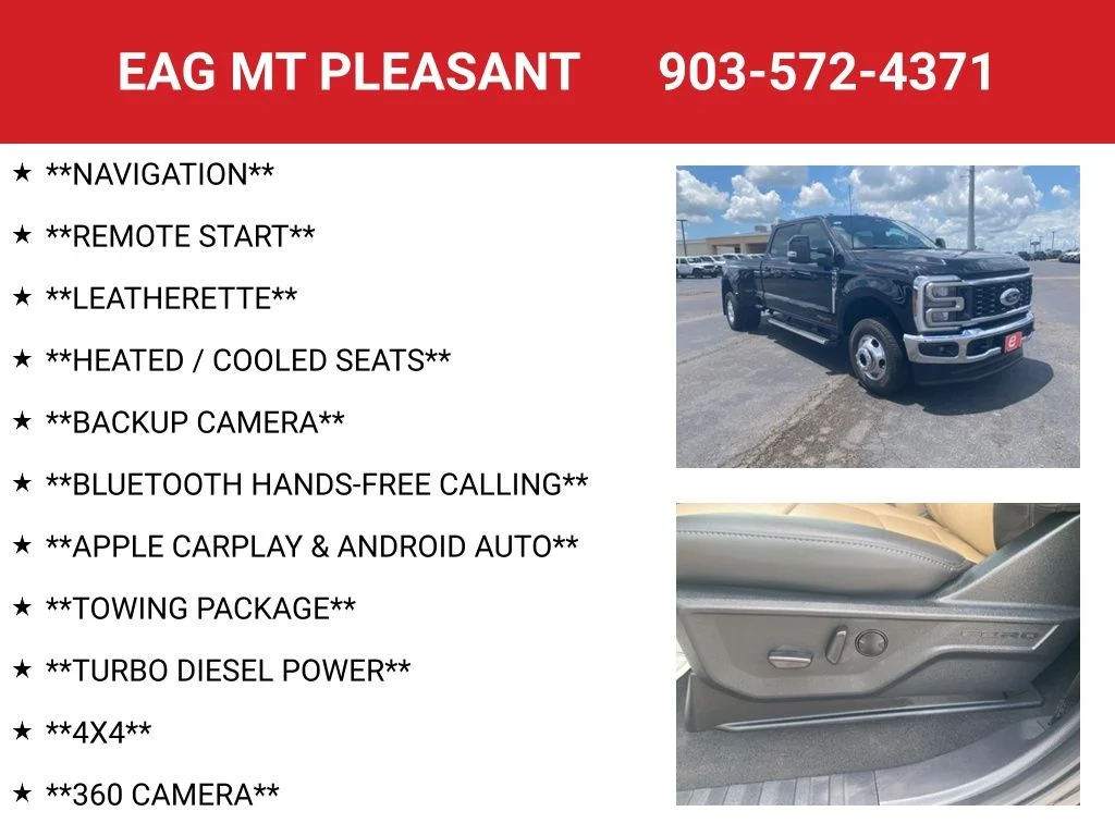 New 2026 Agate Black Metallic Ford F-350® Lariat® image 4
