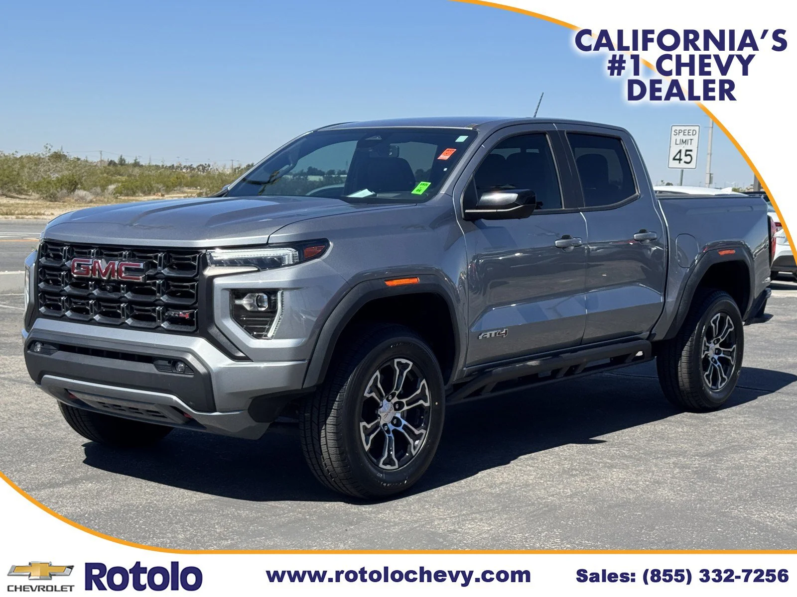Used 2024 Sterling Metallic GMC 4WD AT4 image 3