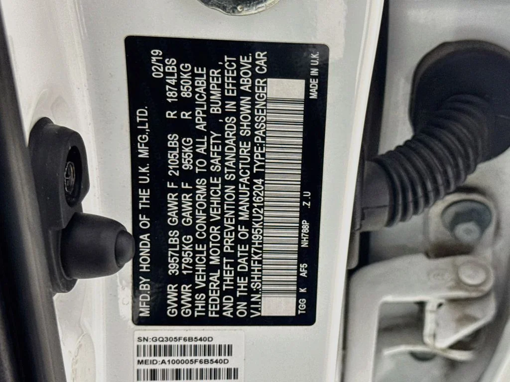 Used 2019 White Orchid Pearl Honda Sport Touring image 41