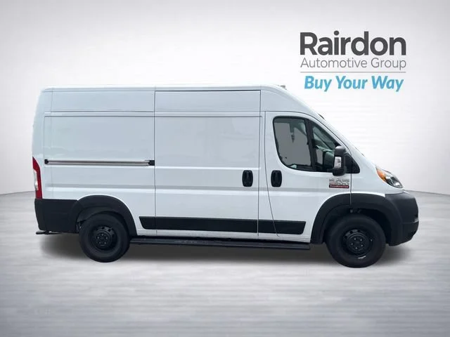Used 2021 Bright White Clearcoat Ram High Roof image 8