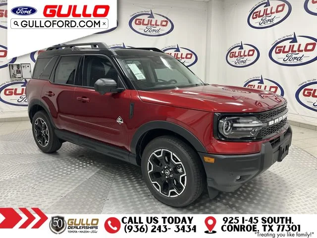 New 2026 Ruby Red Metallic Tinted Clearcoat Ford Outer Banks image 1