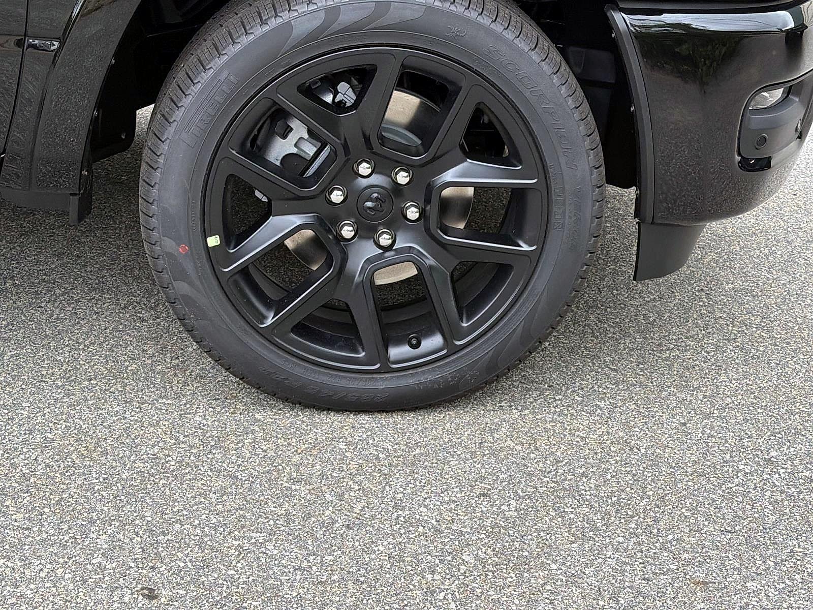 New 2027 Diamond Black Crystal Pearl-Coat Exterior Paint RAM Laramie Crew Cab 4x4 5