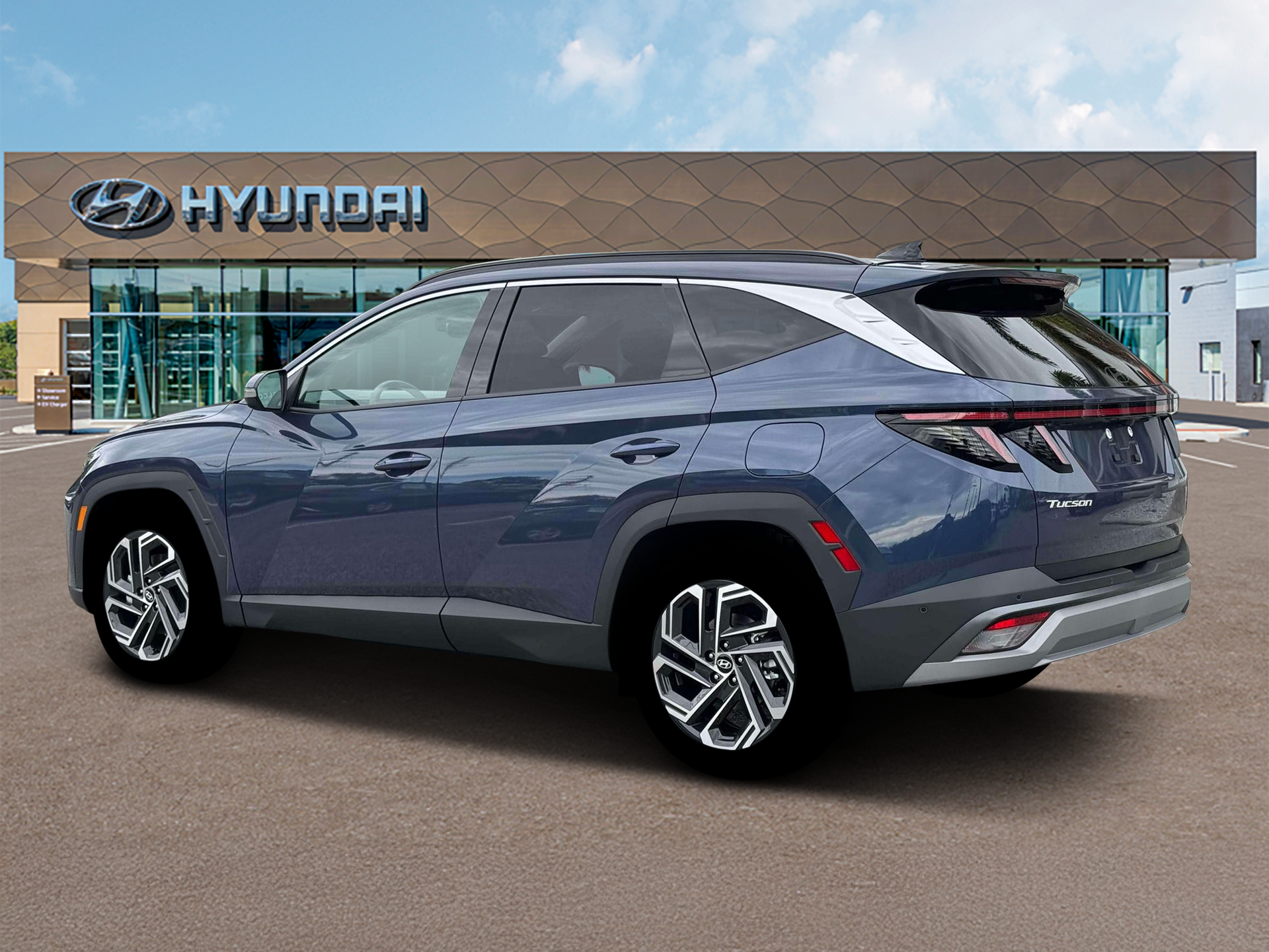 New 2026 Blue Hyundai Limited FWD image 4