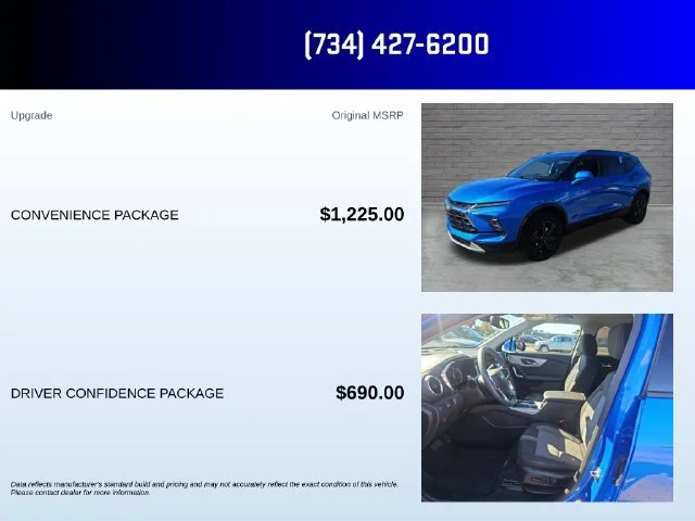 Used 2024 Riptide Blue Metallic Chevrolet 2LT image 5