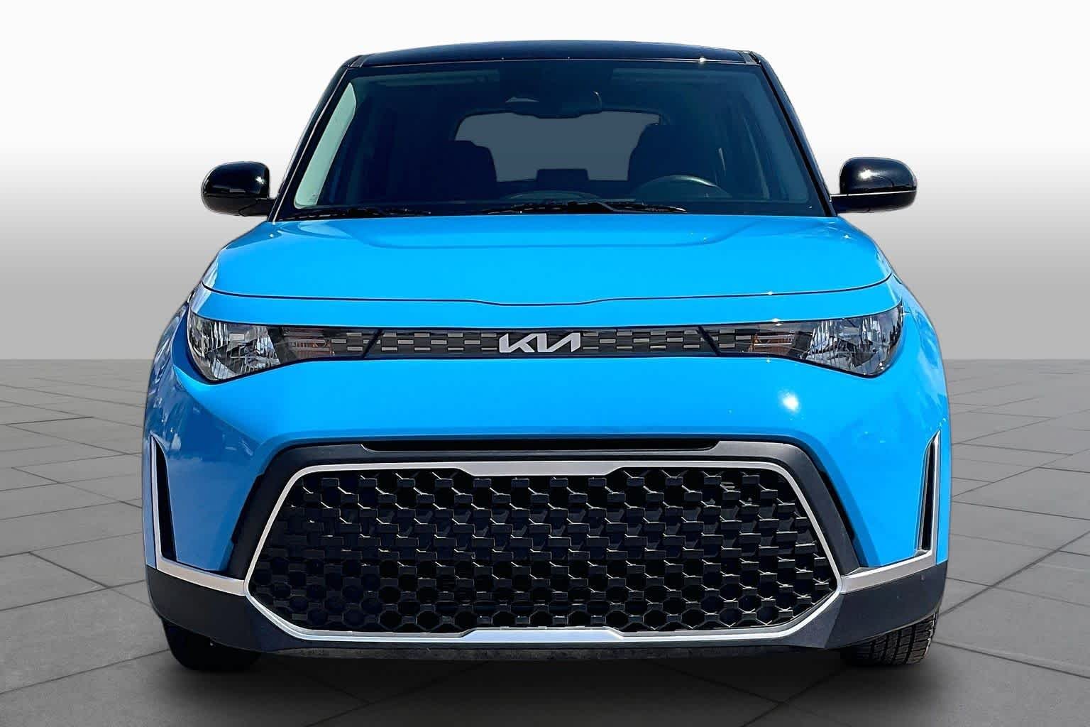 Used 2025 Surf Blue w/Black Roof Kia S image 4
