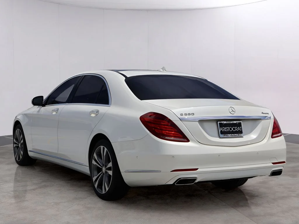 Used 2015 designo Diamond White Mercedes-Benz S 550 image 5