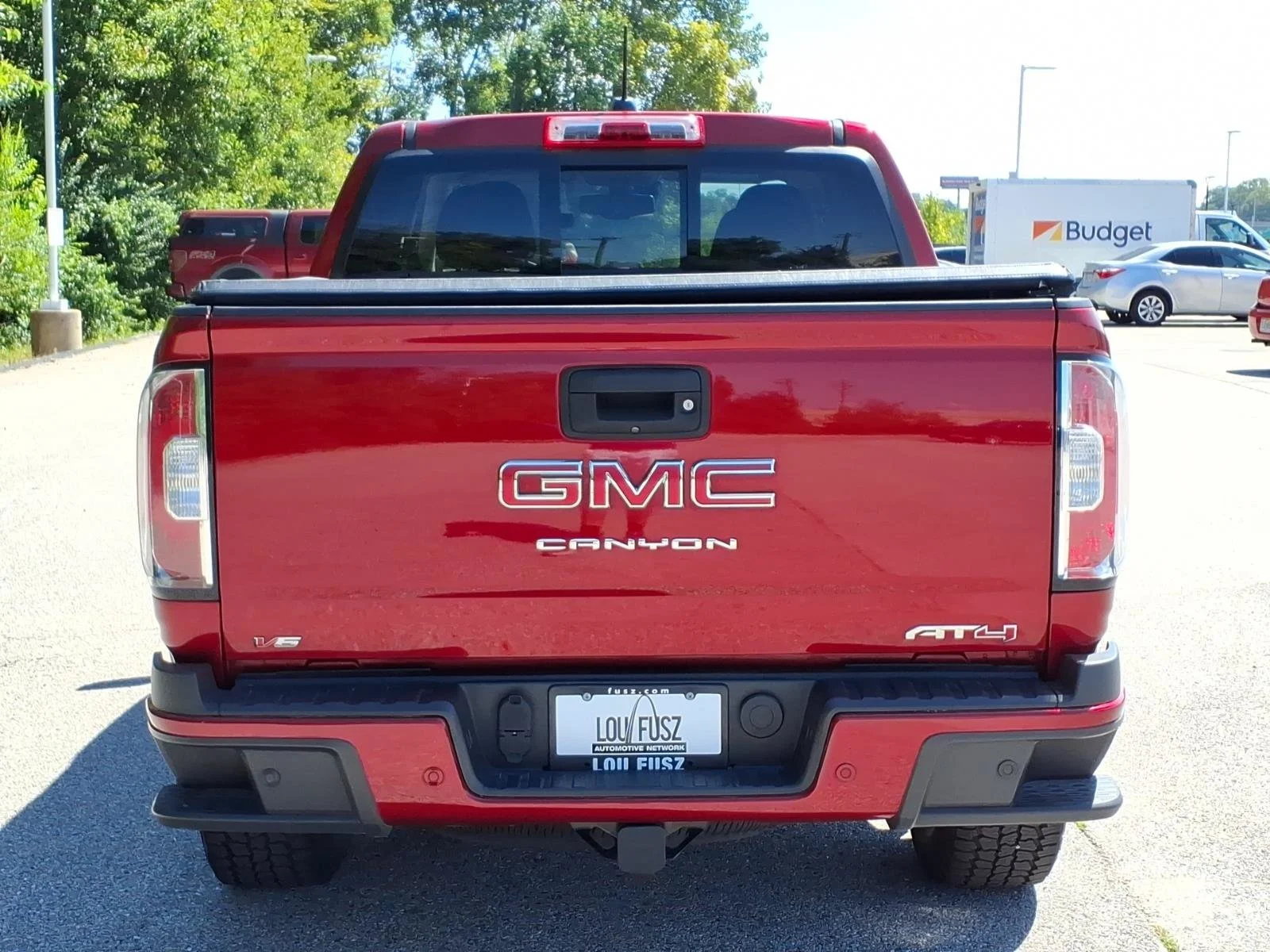 Used 2021 Cayenne Red Tintcoat GMC 4WD AT4 with Leather image 30