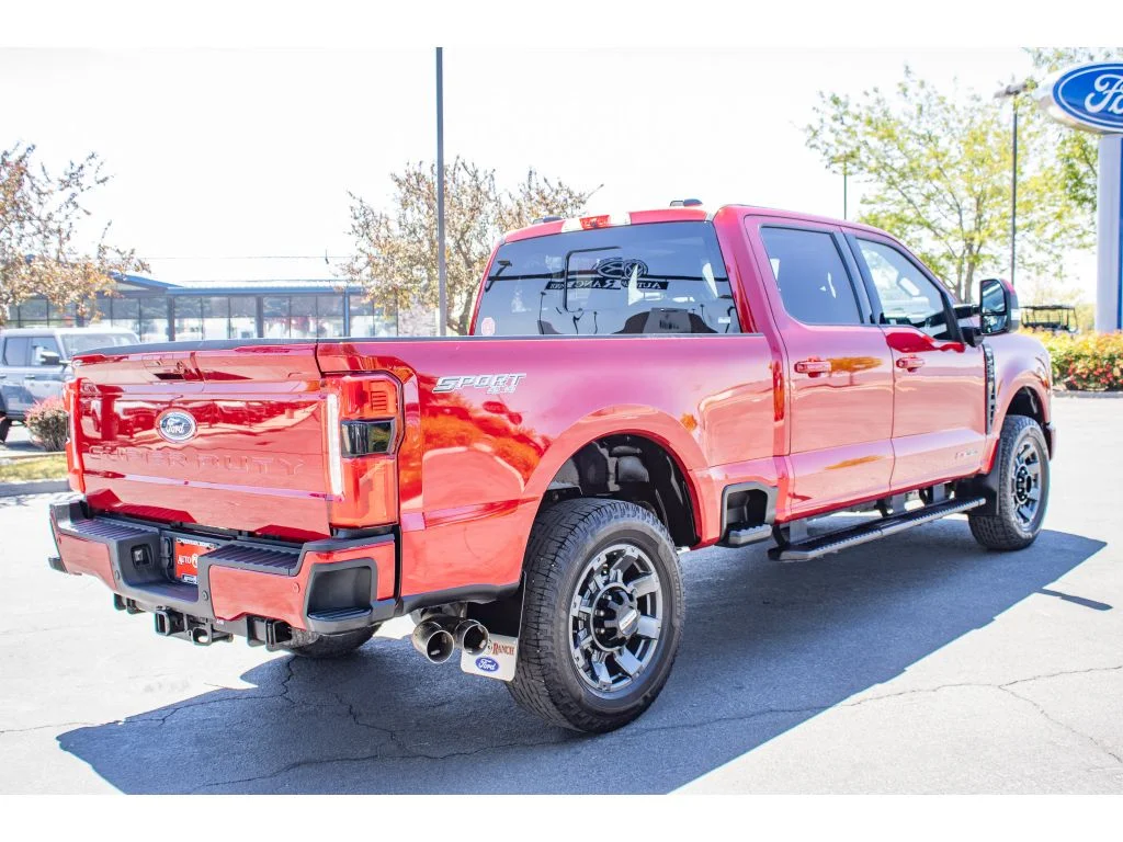 Used 2023 Rapid Red Metallic Tinted Clearcoat Ford LARIAT image 8