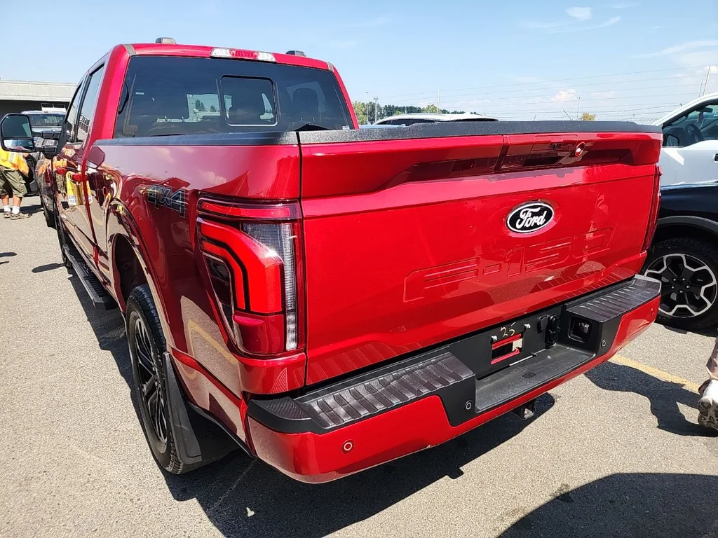 Certified Used 2025 Rapid Red Metallic Tinted Clearcoat Ford LARIAT image 3