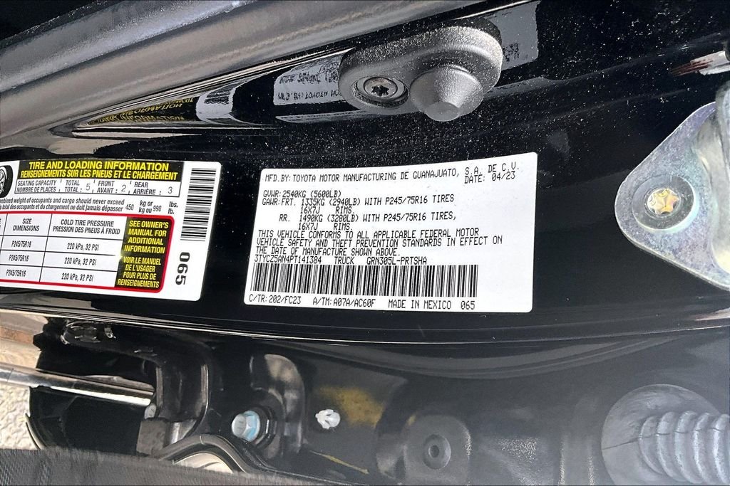 Used 2023 Black Toyota SR5 image 20