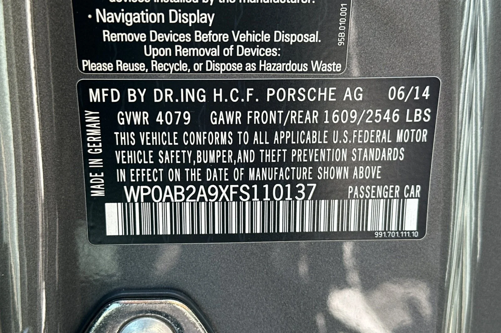 Used 2015 Agate Gray Metallic Porsche Carrera S image 27