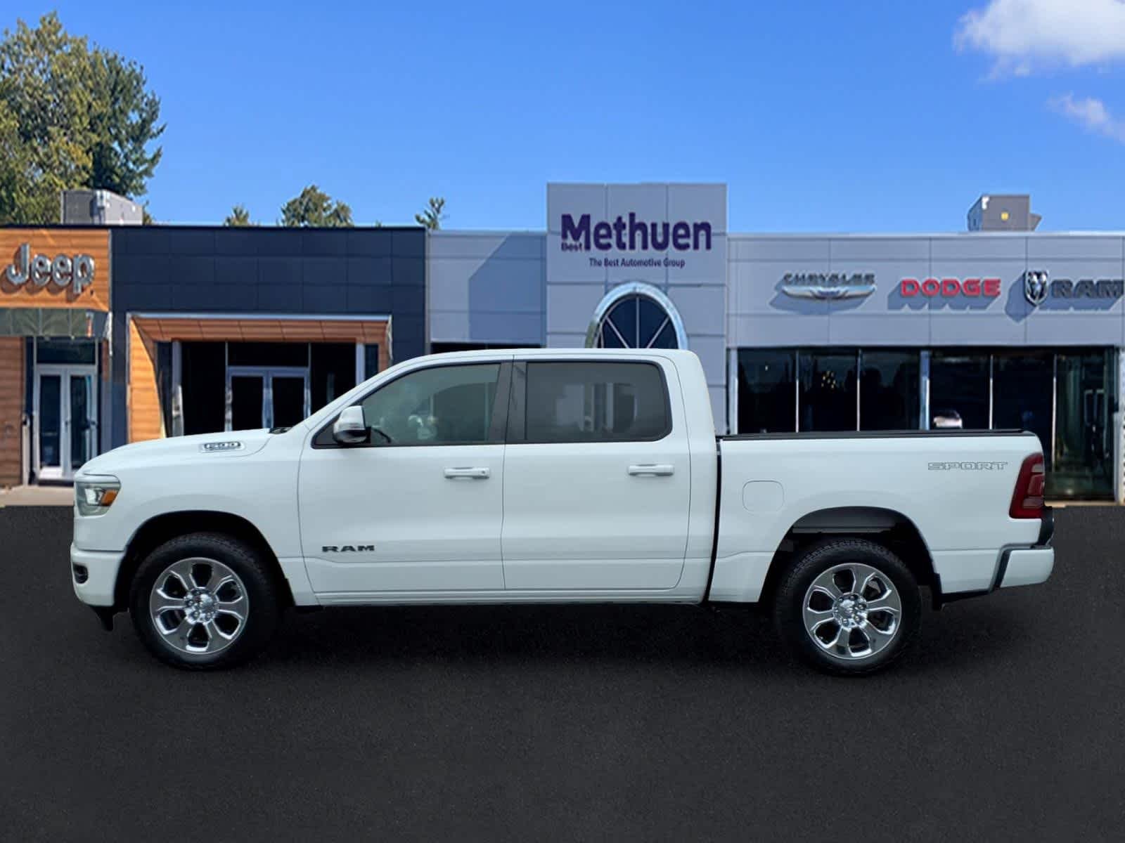 Used 2022 Bright White Clearcoat Ram Big Horn image 8