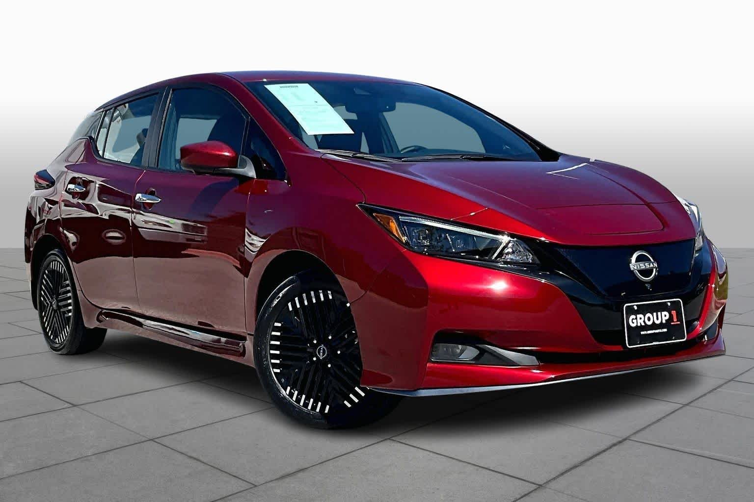 Used 2023 Nissan Leaf SV Plus with VIN 1N4CZ1CV5PC557565 for sale in Houston, TX