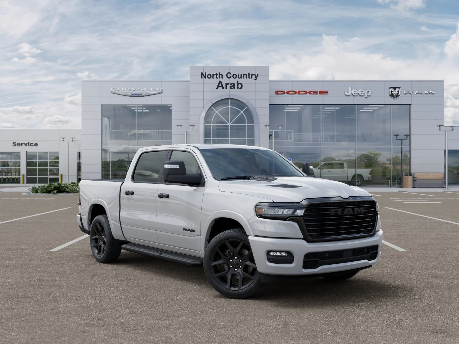 New 2026 Ivory White Tri-Coat Pearl-Coat Exterior Paint RAM Laramie image 31