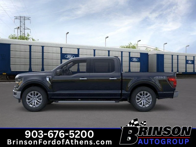 New 2026 Agate Black Metallic Ford XLT image 3