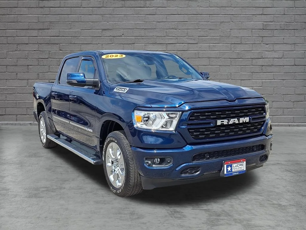 Used 2023 Patriot Blue Pearlcoat Ram Big Horn image 2