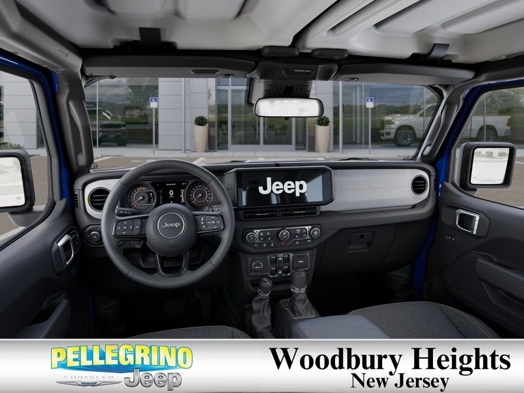 New 2025 Hydro Blue Pearl-Coat Exterior Paint Jeep 4-Door Sport S 4x4 image 14