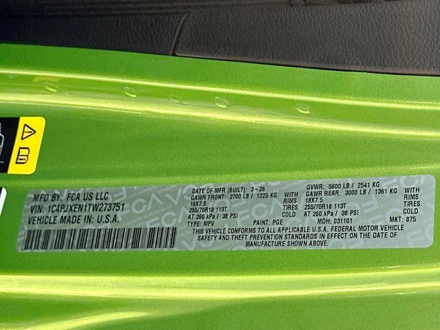 New 2026 Mojito Clear-Coat Exterior Paint Jeep Sahara image 22