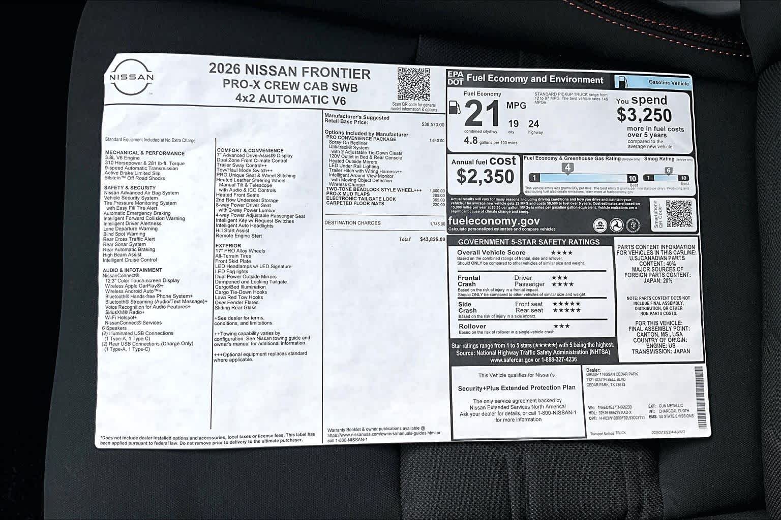 New 2026 Gun Metallic Nissan PRO-X image 21