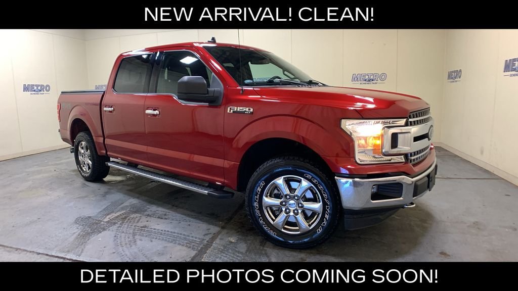 Certified Used 2020 Red Metallic Ford XLT image 1