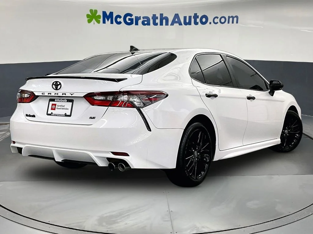 Certified Used 2021 White Toyota SE Nightshade image 16