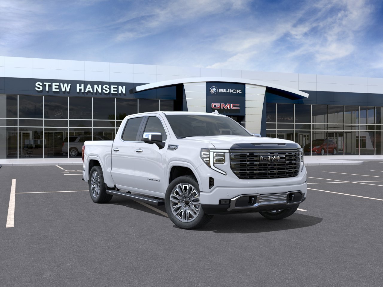 New 2026 Glacier White Tricoat GMC Denali Ultimate image 1