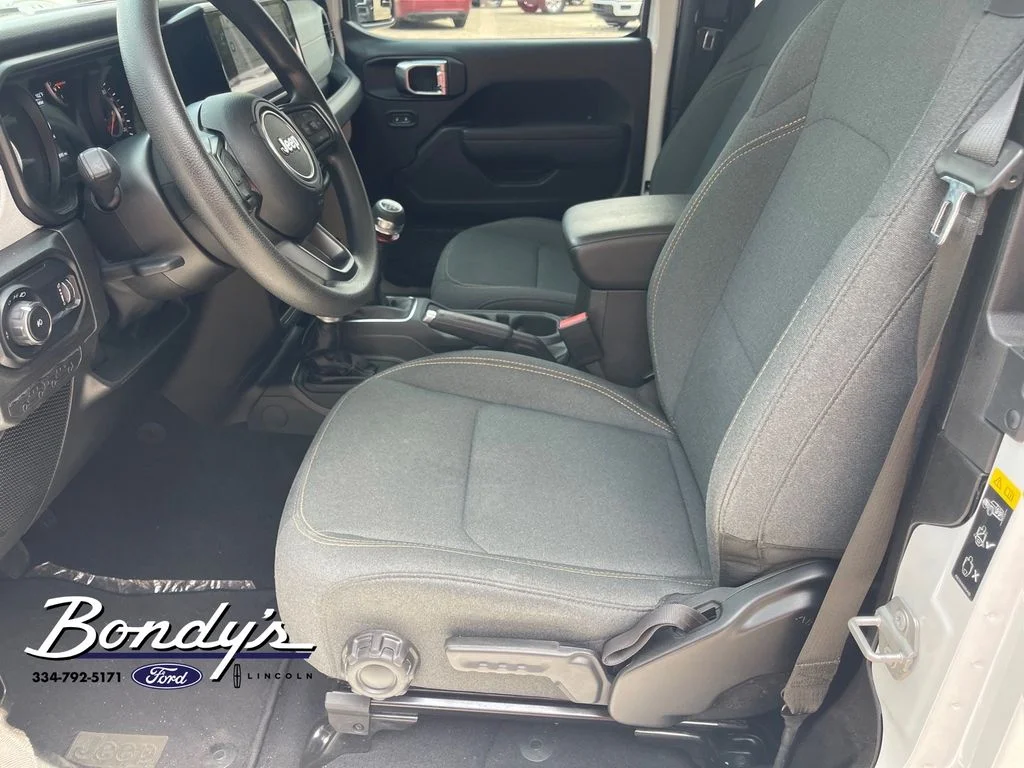Used 2025 Bright White Clearcoat Jeep Sport image 10