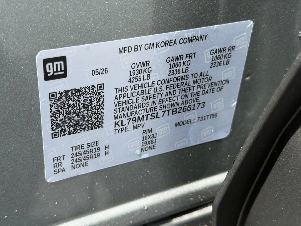 New 2026 Sterling Gray Metallic Chevrolet RS image 16