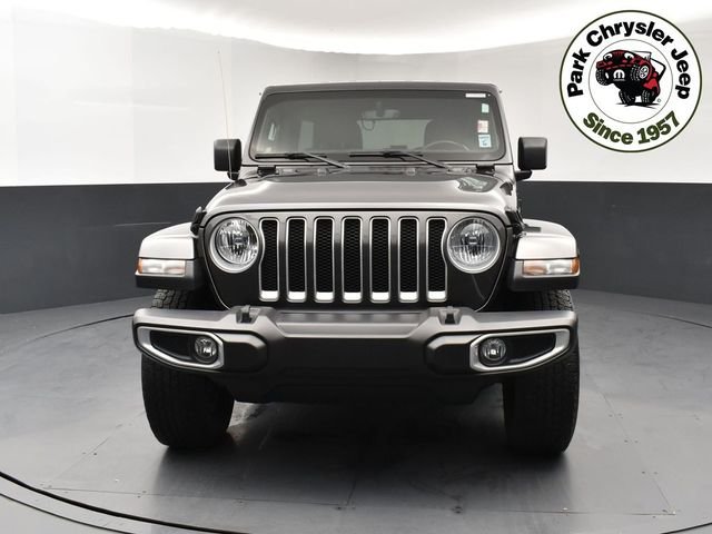 Used 2021 Jeep Wrangler Unlimited Sahara with VIN 1C4HJXEM5MW584418 for sale in Burnsville, Minnesota