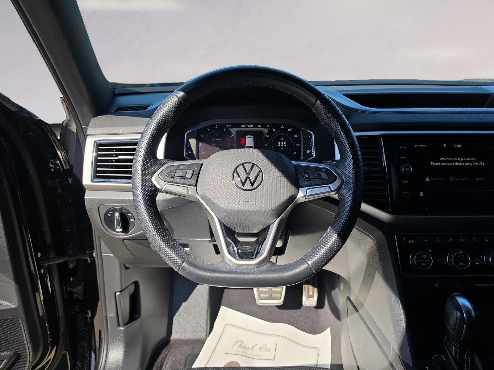 Used 2022 Deep Black Pearl Volkswagen 3.6L V6 SEL Premium R-Line image 12