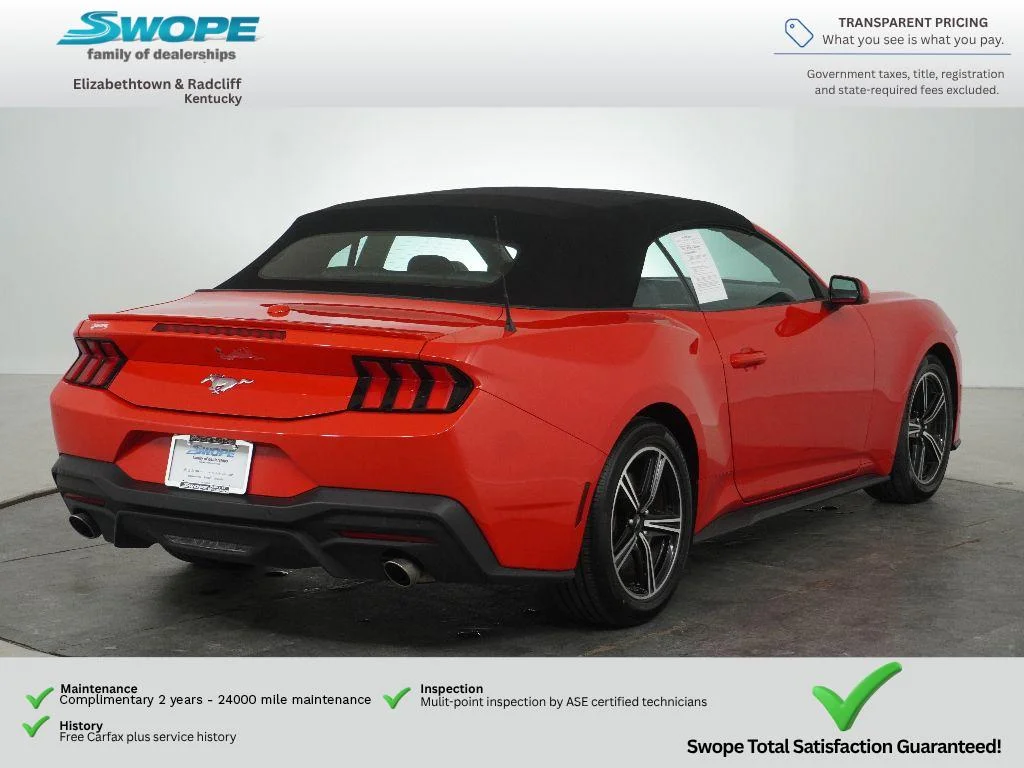Used 2024 Race Red Ford EcoBoost Premium image 4