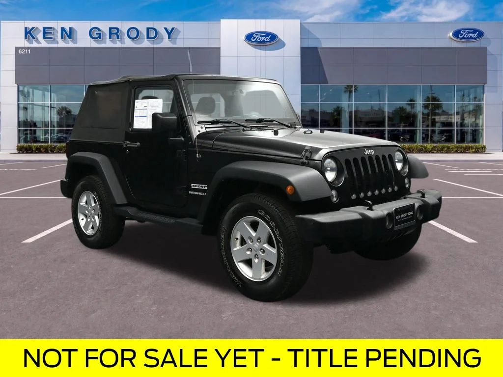 Certified Used 2017 Black Jeep Sport image 1