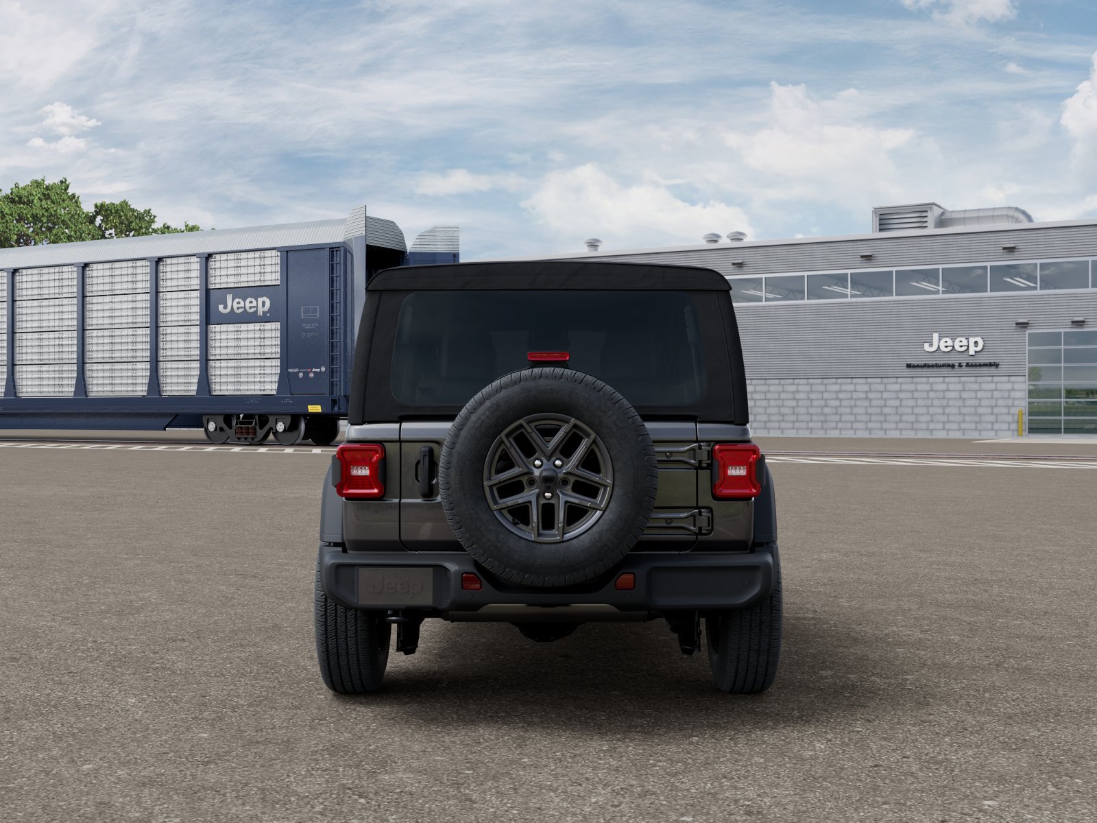 New 2027 Granite Crystal Metallic Clearcoat Jeep Sport S image 7