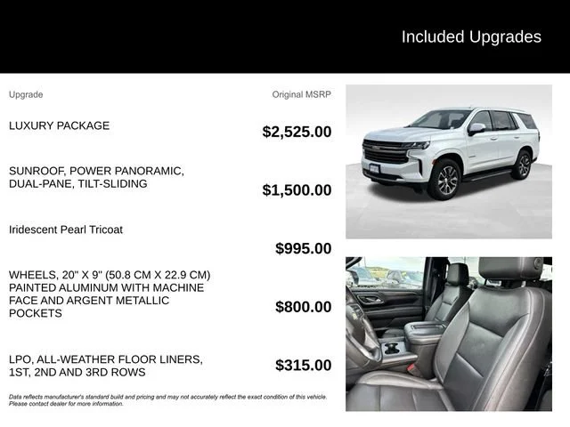 Used 2023 Iridescent Pearl Tricoat Chevrolet LT image 5