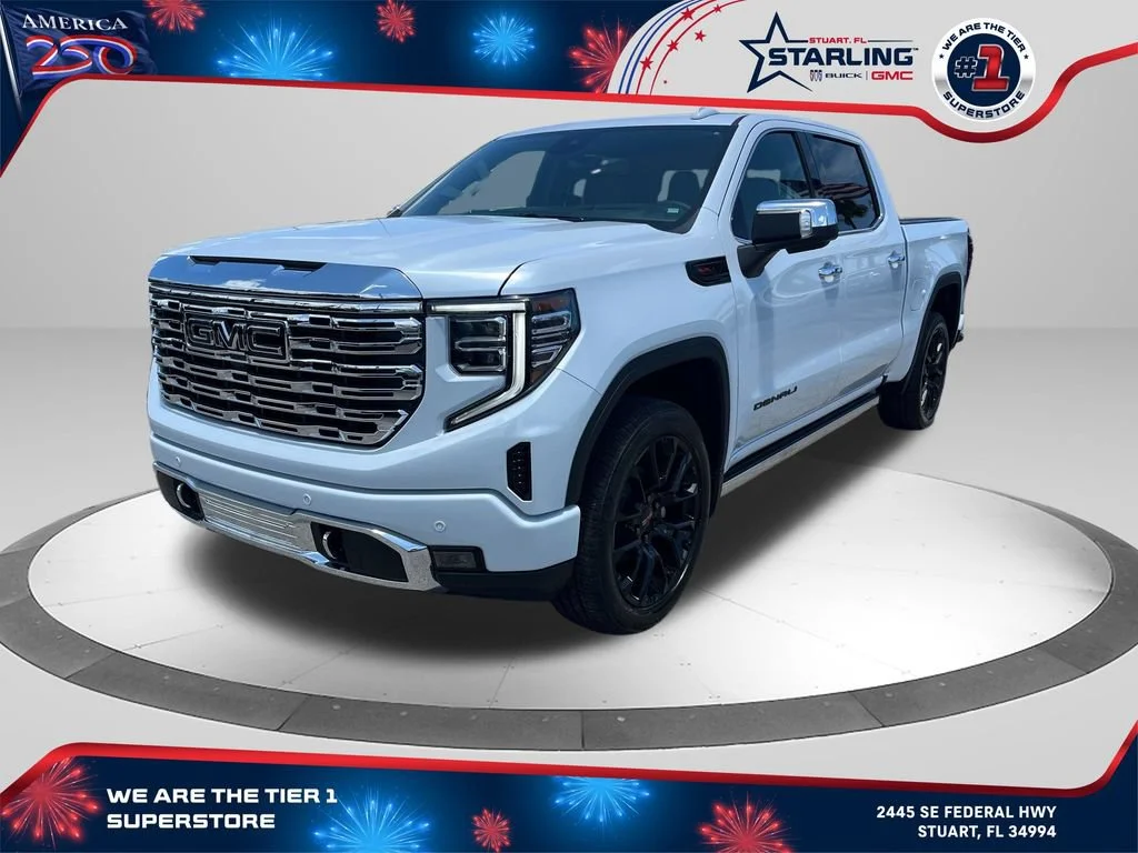 New 2026 Glacier White Tricoat GMC Denali image 1