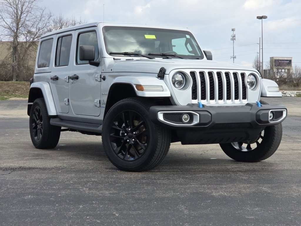 Used 2023 Jeep Wrangler 4xe Sahara 4XE with VIN 1C4JJXP69PW526722 for sale in Miamisburg, OH