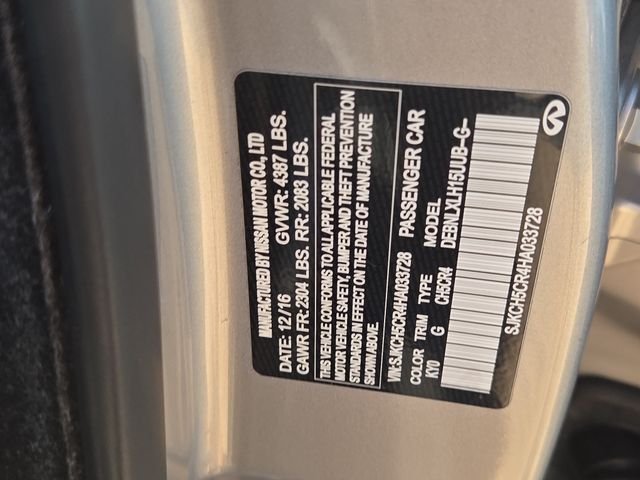 Used 2017 Silver INFINITI Luxury image 7