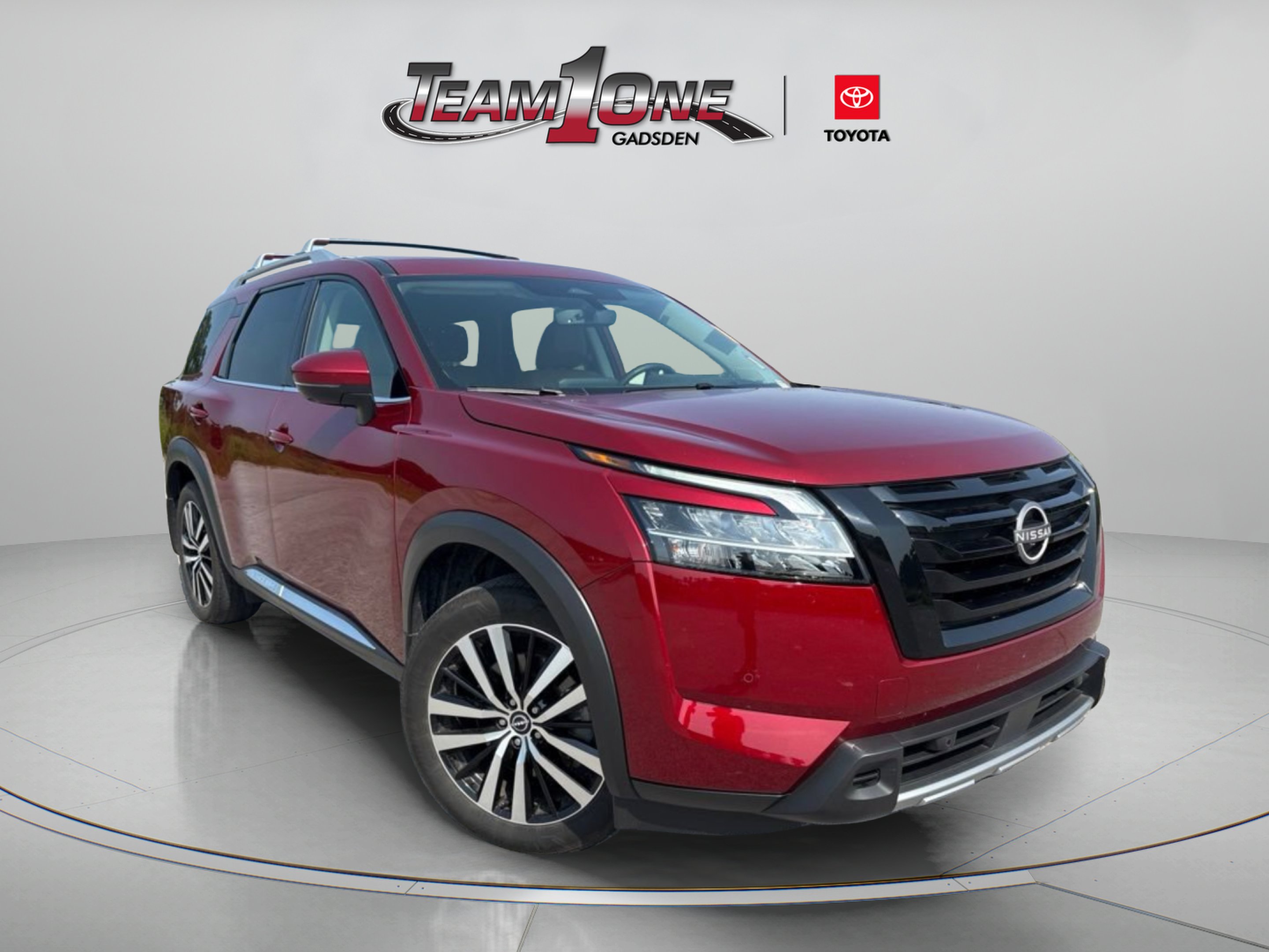 Used 2024 Scarlet Ember Nissan Platinum image 1