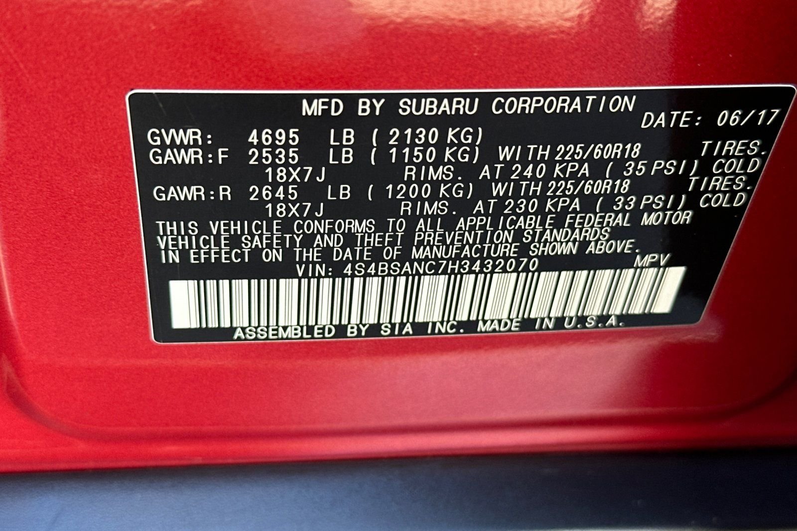 Used 2017 Red Subaru 2.5i image 30