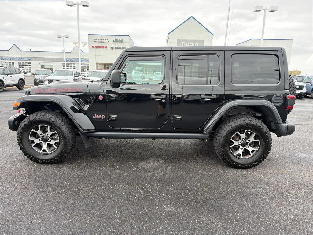 Used 2021 Black Jeep Unlimited Rubicon image 2